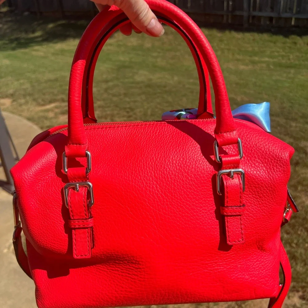 NWOT Kate Spade Coral Jackson Street Leather Crossbody Handbag w/COA - Picture 11 of 15